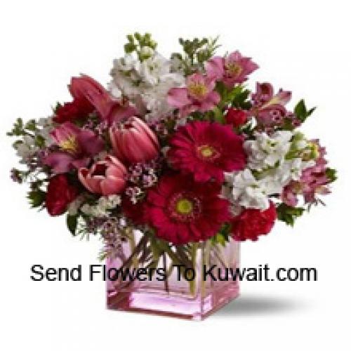 Beautiful Assorted Flowers in Vase