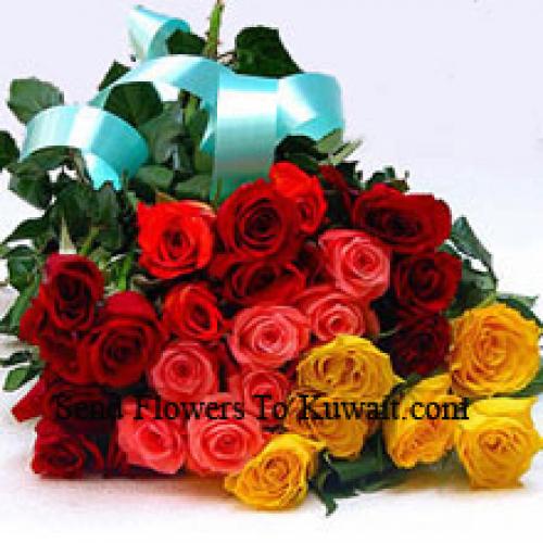 24 Charming Mixed Roses