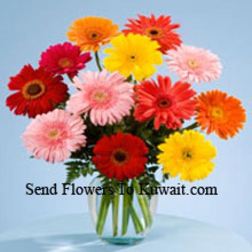 12 Gerberas dulci mixte