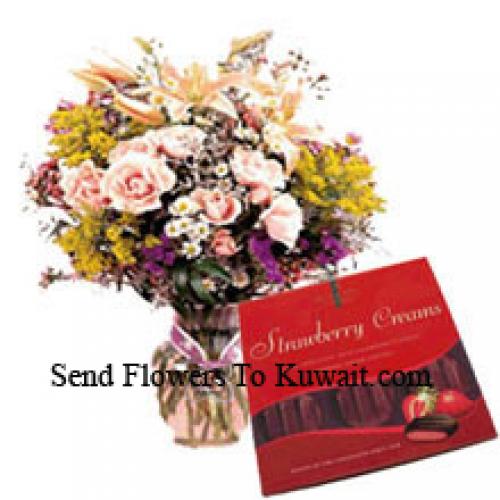 Flores Sortidas Premium com Chocolates Importados