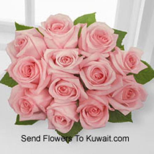 12 Beautiful Pink Roses